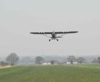 G-BHPK @ PRIORY FAR - Timeless scene - of Pk leaping into the air off RW01 at its home base of Priory FArm