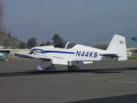 N44KB @ POC - Parked in transient parking at Brackett - by Helicopterfriend
