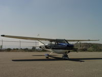 N8291L @ CCB - Parked by south fence at Cable - by Helicopterfriend