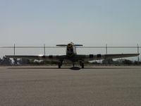 N526MG @ CCB - Parked at south fence of Cable - by Helicopterfriend