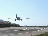 N58079 @ SZP - 1987 Mooney M20J 201LM, Lycoming IO-360 200 Hp, on final Rwy 22 - by Doug Robertson