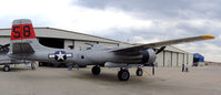 N7705C @ ADS - Cavanaugh Flight Museum's new Invader! Autostitch photo.