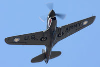 N1941P @ 42VA - 1941 Curtiss Wright P-40E Kittyhawk N1941P making a pass at down RWY 29 at Virginia Beach Airport. - by Dean Heald