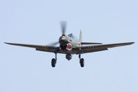 N1941P @ 42VA - 1941 Curtiss Wright P-40E Kittyhawk N1941P on approach to RWY 29 for one of several touch-n-go's. - by Dean Heald