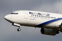 4X-EKB @ EBBR - arrival of flight LY331 to rwy 25L - addition of internet address