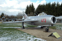 413 - at Hermeskeil Museum, Germany MiG-17F - by Volker Hilpert