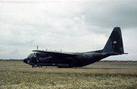 XV219 @ BLK - Later converted to C.3 configuration, this Hercules C.1 was the support aircraft for the RAF Falcons parachute team which displayed at the 1978 Blackpool Airshow. - by Peter Nicholson