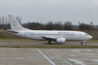 OM-ASF @ EGGW - Air Slovakia B737 operating Sky Europe flight out of Luton - aircraft still wears tiltle of previous lease to Belleview - by Terry Fletcher