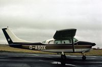 G-ASOX @ BLK - This Cessna 205A attended the 1978 Blackpool Airshow. - by Peter Nicholson