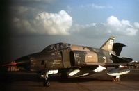 65-0908 - Phantom of Alconbury's 32 Tactical Reconnaissance Squadron/10 Tactical Reconnaissance Wing in the static park at the 1974 RAF Finningley Airshow. - by Peter Nicholson
