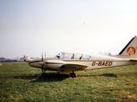 G-BAED @ EGSG - Piper PA-23 Aztec G-BAED was a resident at Stapleford during the early 80's - by GeoffW