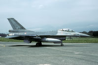 J-021 @ LJLJ - For the Celje air show this Dutch F-16 arrived at Ljubljana. As it was based in Italy for the Balkan crisis it was to flown back at any notice. So the demo was flown with fuel tanks fitted.
