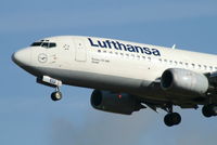 D-ABEU @ EBBR - arrival of flight LH4572 to rwy 25L