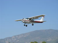 N5443L @ SZP - 1980 Cessna 152, Lycoming O-236-L2C 110 Hp, on final Rwy 22 - by Doug Robertson