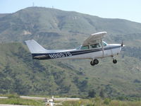 N96575 @ SZP - 1984 Cessna 172P SKYHAWK II, Lycoming O-320-D2J 160 Hp, takeoff climb Rwy 22 - by Doug Robertson
