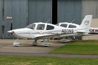 N80NS @ EGBJ - Cirrus SR22 at Gloucestershire Airport - by Terry Fletcher