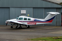 N800VM @ EGBJ - Beech 76 Duchess at Staverton - by Terry Fletcher