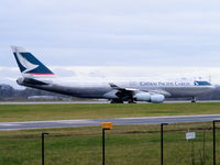 B-HUO @ EGCC - Cathay Pacific Cargo - by Chris Hall