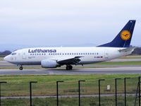 D-ABII @ EGCC - Lufthansa - by Chris Hall