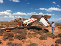 N92299 - plane flipped on landing, Utah - by unknown