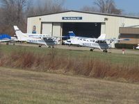 N21SZ @ ISZ - Tied down next to N31SZ at Cincinnati Blue Ash (ISZ). - by Bob Simmermon