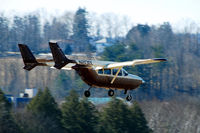 N2131X @ FIT - On Final to Three Two - by Bruce Vinal