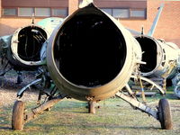 23 01 - Lockheed F-104G Starfighter 23+01 German Air Force part of the collection of Mr Piet Smets from Baarlo (PH) and stored in a small compound in Kessel (PH) together with two other unidentified German Starfighter wrecks - by Alex Smit