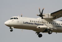 D-BPPP @ EBBR - flight LH4652 is descending to rwy 25L