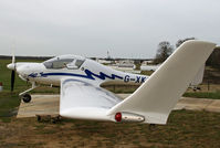 G-XKKA @ EGKE - Parked outside her hangar at Challock - by Martin Browne