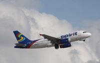 N503NK @ KFLL - Airbus A319 - by Mark Pasqualino
