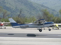 N152BM @ SZP - 1978 Cessna A152 AEROBAT, Lycoming O-235 108 Hp, landing Rwy 22 - by Doug Robertson