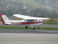 N80914 @ SZP - 1976 Cessna 172M, Lycoming O-320-E2D 150 Hp, takeoff climb Rwy 22 - by Doug Robertson