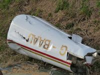 G-BAAU @ EGKA - All thats left of this enstrom on the dump at Shoreham - by Andy Parsons