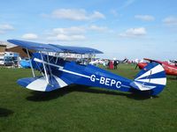 G-BEPC @ EGBT - Stampe SV4 at Turweston - by Simon Palmer