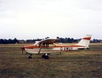 G-AWUX @ EGSG - Cessna F172H G-AWUX was present at Stapleford for the round London air race 1st September 1984 - by GeoffW
