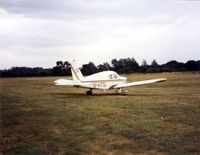 G-ATOI @ EGSG - Piper PA-28 Cherokee 140 G-ATOI was an entrant in the round London air race 1st September 1984 begining at Stapleford - by GeoffW
