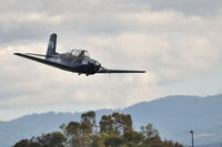N666 @ PAO - N666 buzzing the Palo Alto Airport - by Don DeBold