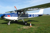 G-BIDH @ EGNG - Cessna 152 at Bagby - by Terry Fletcher