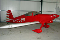 G-CDJW @ EGNU - Vans RV-7 at Full Sutton - by Terry Fletcher