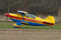G-ICAS @ EGNU - Colourful Pitts at Full Sutton - by Terry Fletcher