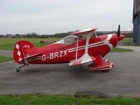 G-BRZX @ EGCJ - Pitts S-1S at Sherburn - by Terry Fletcher