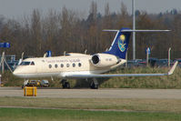 HZ-MFL @ EGGW - Saudi Gulf IV at Luton - by Terry Fletcher