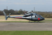 G-SKYW @ EGTR - AS355F1 Heli at Elstree - by Terry Fletcher