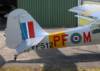 G-ARRX @ EGHP - ROMEO X-RAY IN THE POST WAR MARKINGS OF 43 OTU RAF - by BIKE PILOT