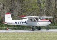 N7734E @ DTN - Starting to roll down 14 for take off from the Shreveport Downtown airport. - by paulp