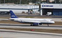 N505JB @ KFLL - Airbus A320 - by Mark Pasqualino