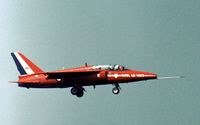 XR993 @ BQH - Gnat T.1 of the Red Arrows aerobatic team performing at the 1978 Biggin Hill Airshow. - by Peter Nicholson