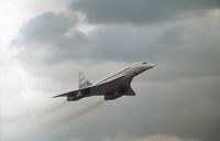 G-BSST @ EGCD - The star of the 1971 Woodford Airshow was undoubtedly this.... Concorde where she belongs !!! - by Peter Nicholson
