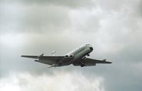 XV230 @ EGCD - Nimrod MR.1 of 236 Operational Conversion Unit flying at the 1971 Woodford Airshow. - by Peter Nicholson