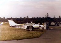 G-BFEE @ EGTR - Beech Baron G-BFEE at Elstree 1978 - by GeoffW